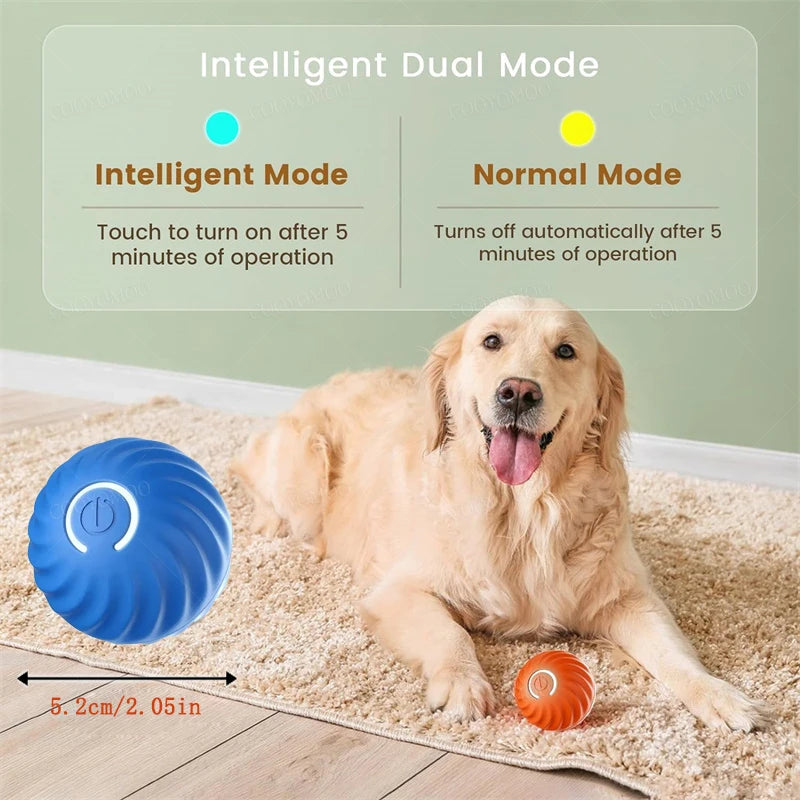 Smart Interactive Pet Ball – USB Rechargeable