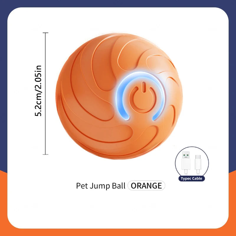 Smart Interactive Pet Ball – USB Rechargeable