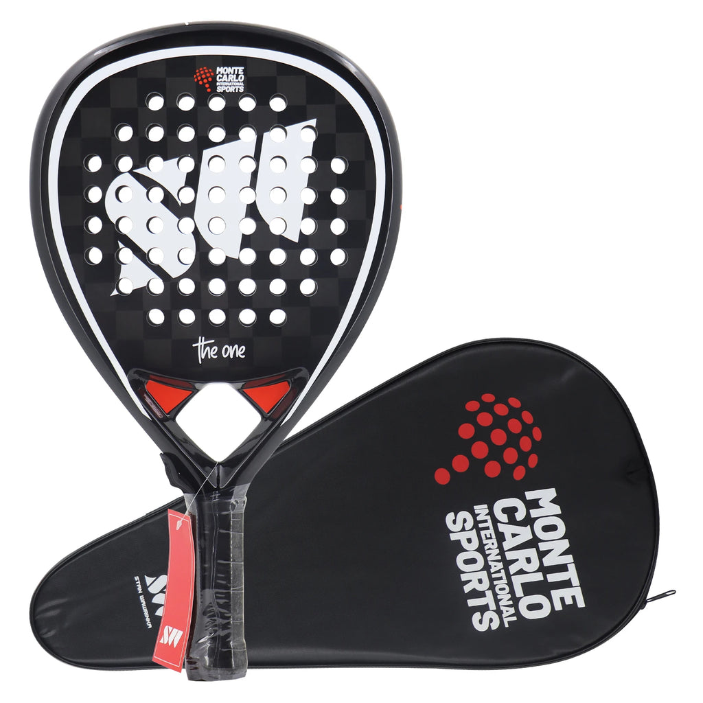 18K Carbon Fiber Padel Racket – Round Shape, Advanced Level