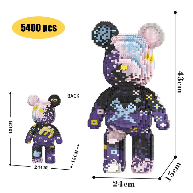 Kawaii Bear Build & Play Set