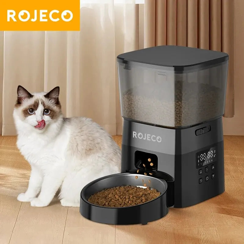 Automatic Pet Feeder – Smart Button-Controlled Food Dispenser