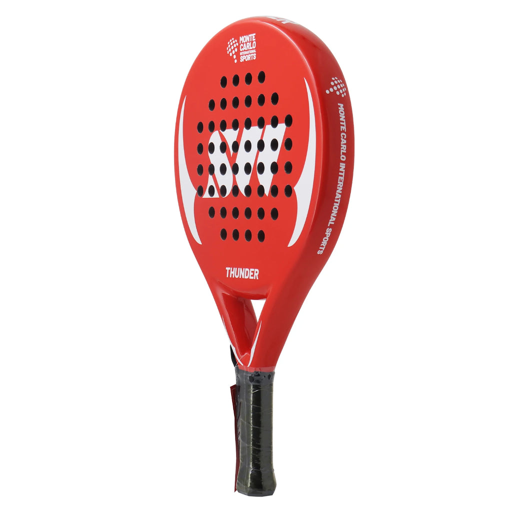 18K Carbon Fiber Padel Racket – Round Shape, Advanced Level