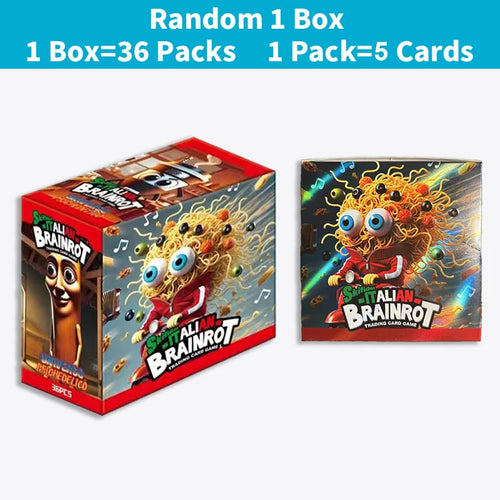 180-Piece Italian Brainrot Collection Cards – Random 36-Pack