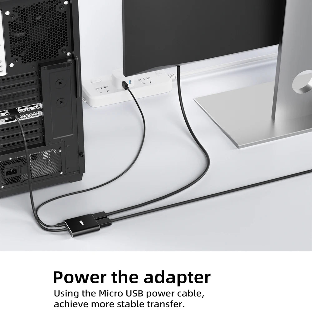 DisplayPort to Dual DisplayPort Splitter – 4K 60Hz MST Hub