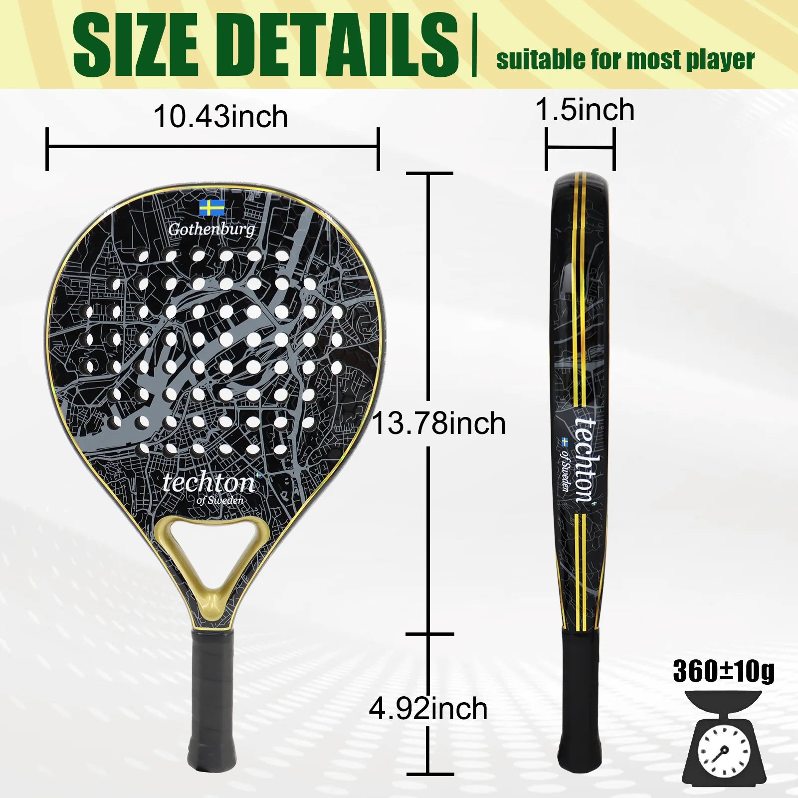 3K Carbon EVA Beginner Padel Racket