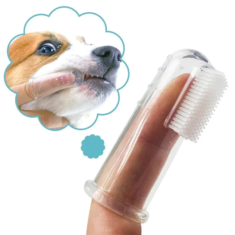Super Soft Finger Toothbrush – Pet Teeth Cleaning Tool