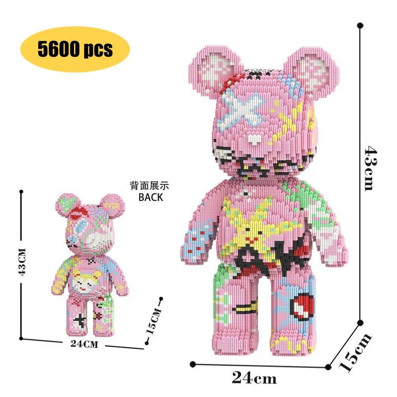 Kawaii Bear Build & Play Set