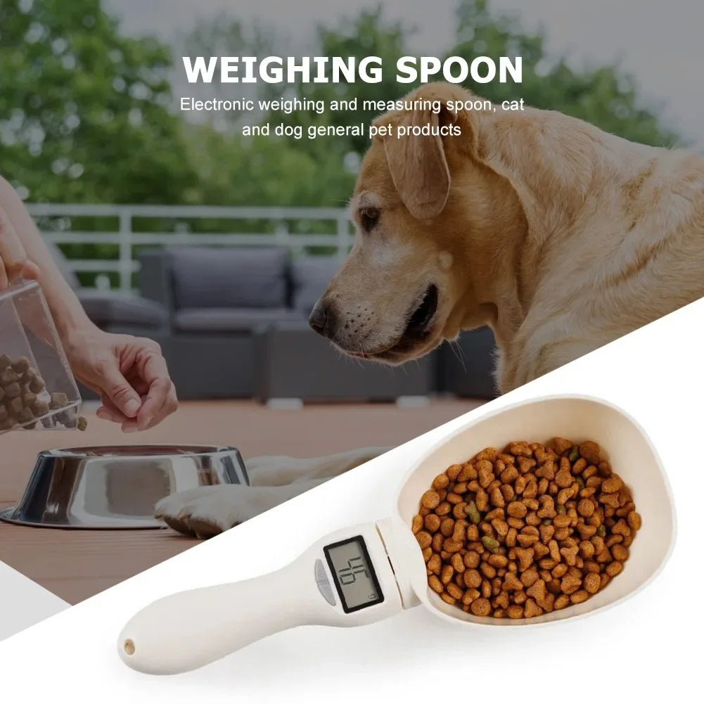 Digital Pet Food Measuring Scoop – LED Display