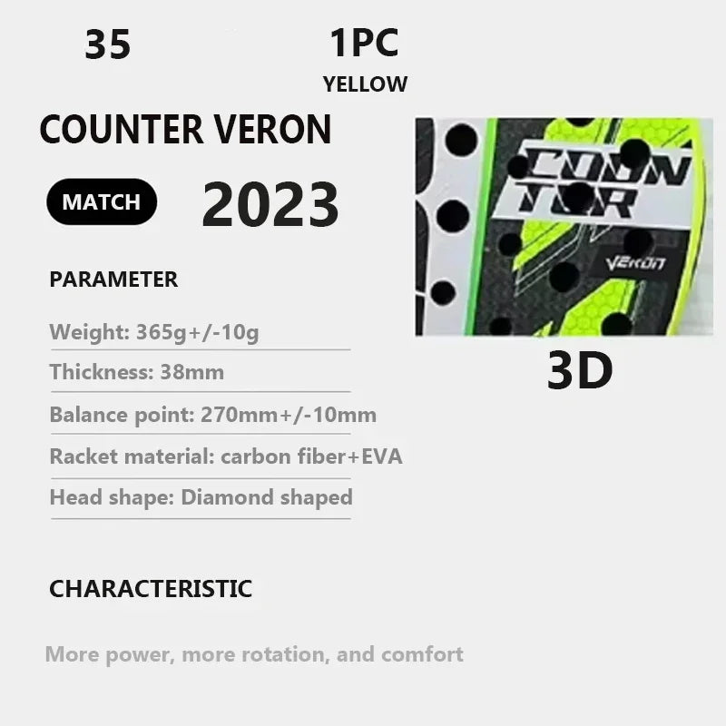 Fengdong HPS Diamond Carbon Padel Racket