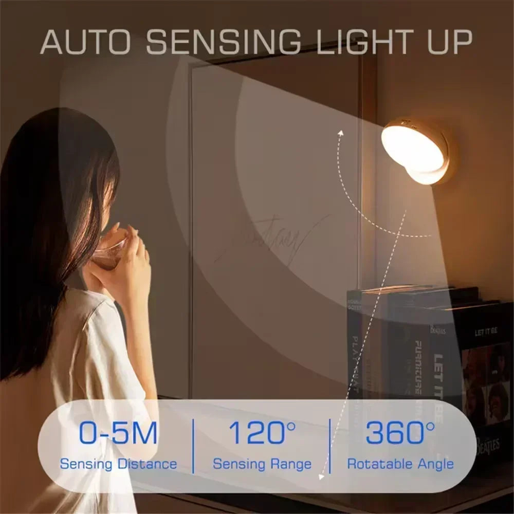 Motion Sensor Night Lamp – Rechargeable LED Light