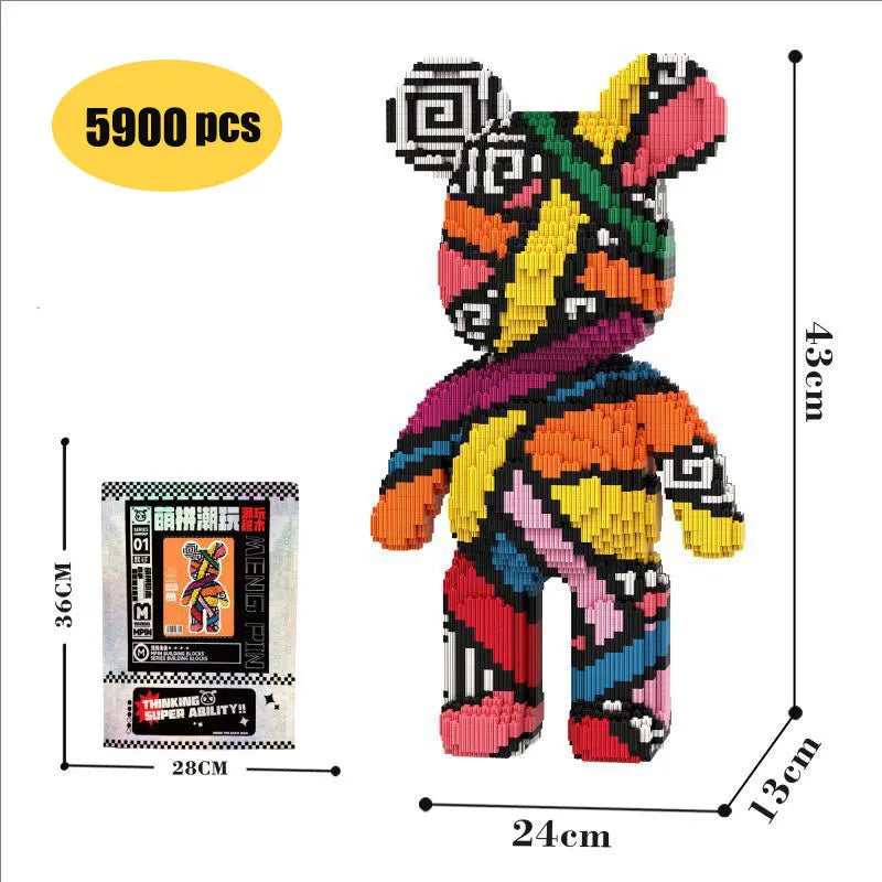 Kawaii Bear Build & Play Set