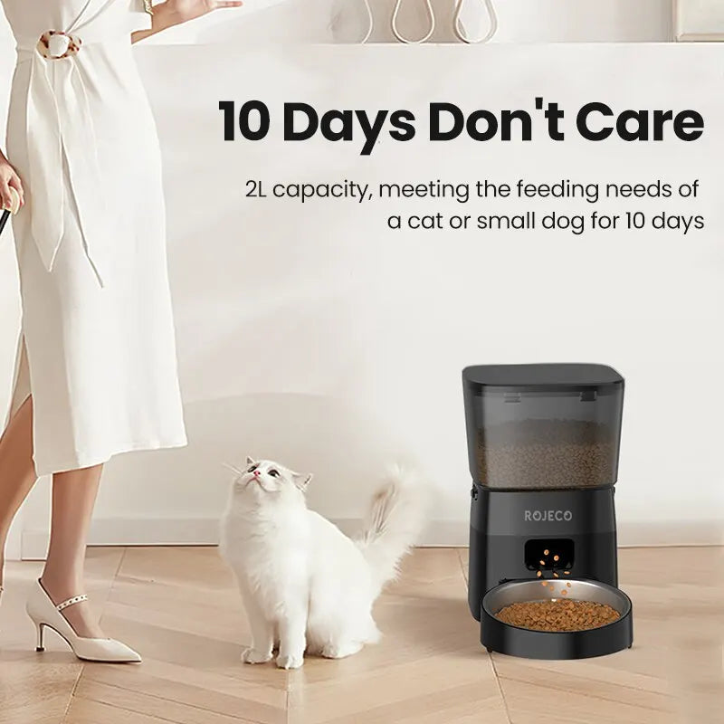 Automatic Pet Feeder – Smart Button-Controlled Food Dispenser