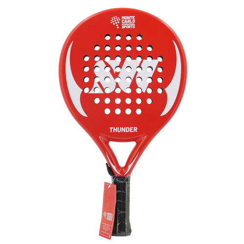18K Carbon Fiber Padel Racket – Round Shape, Advanced Level