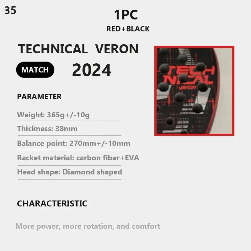 Fengdong HPS Diamond Carbon Padel Racket