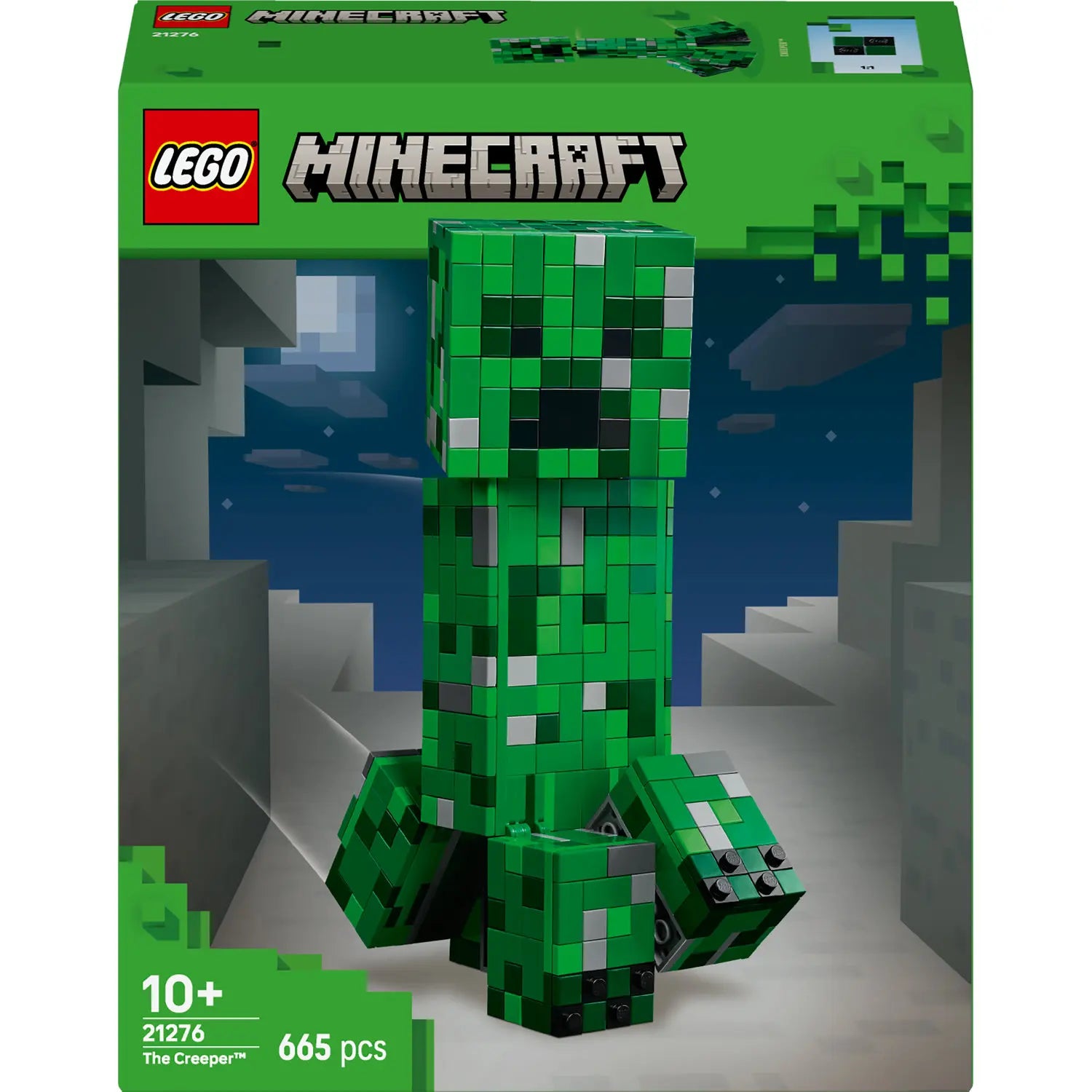 LEGO Minecraft Creeper – Movable Action Figure (10+)