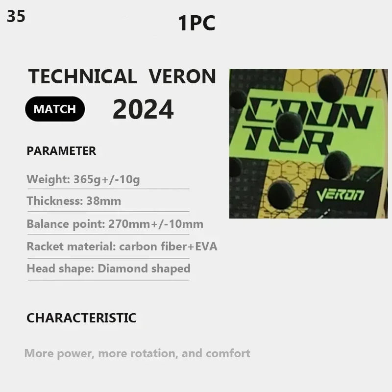 AERIS 2025 Carbon Pro Padel Racket