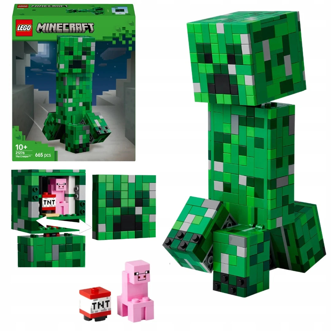 LEGO Minecraft Creeper – Movable Action Figure (10+)