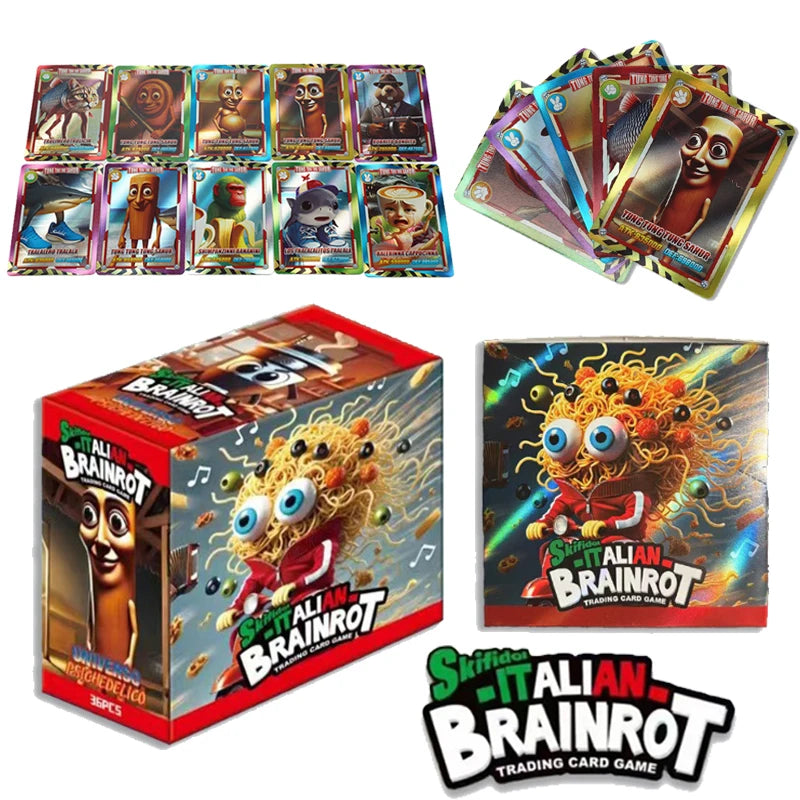180-Piece Italian Brainrot Collection Cards – Random 36-Pack