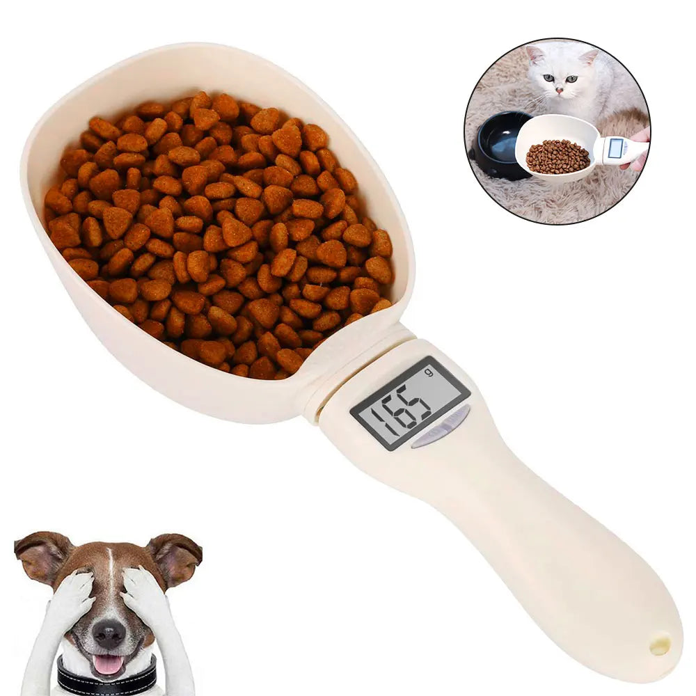 Digital Pet Food Measuring Scoop – LED Display