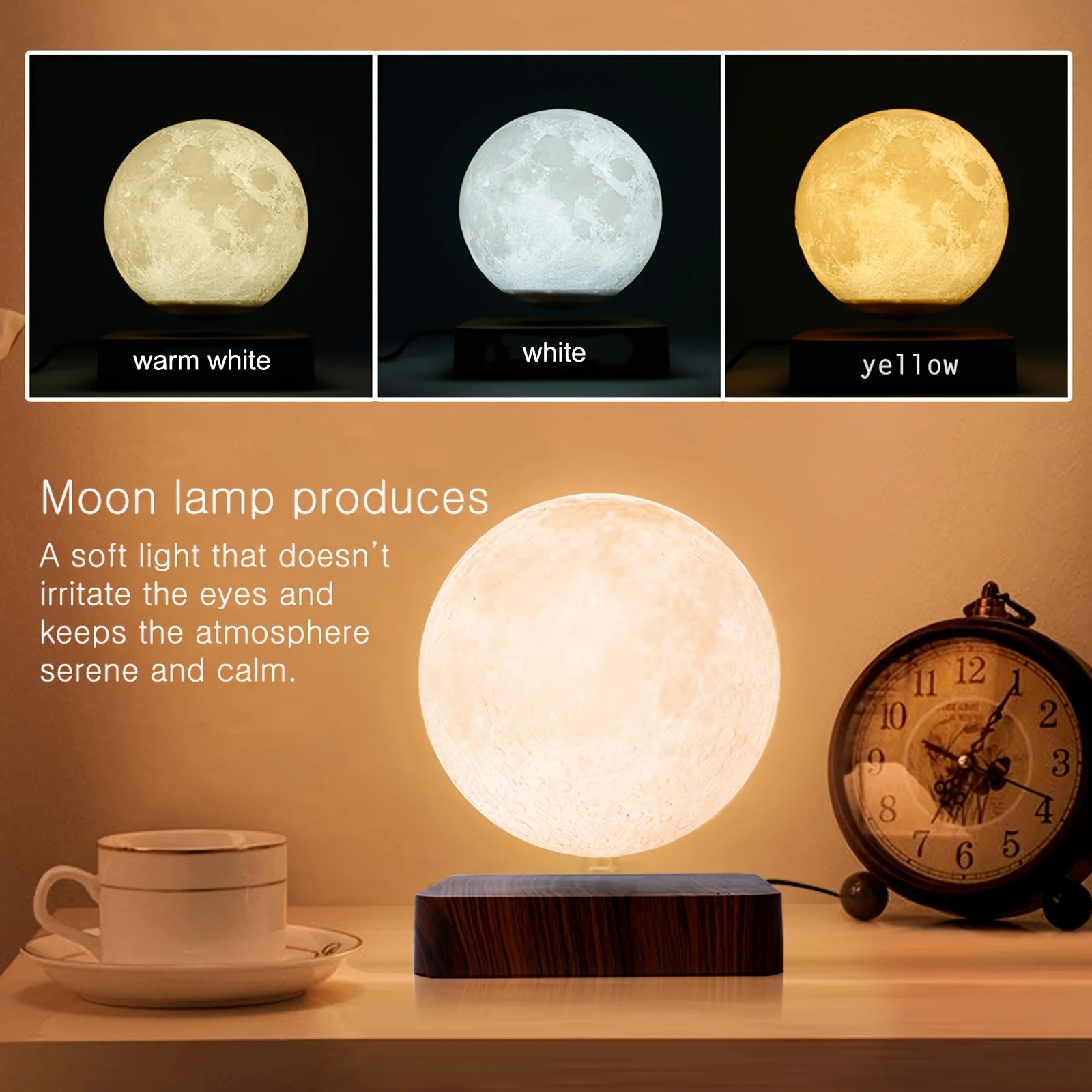 LunaFloat Magnetic Moon Lamp