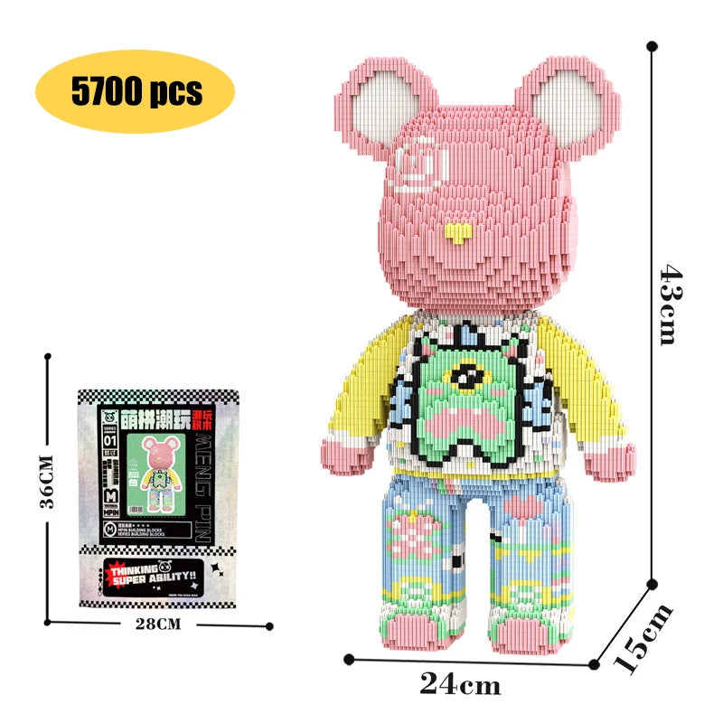 Kawaii Bear Build & Play Set