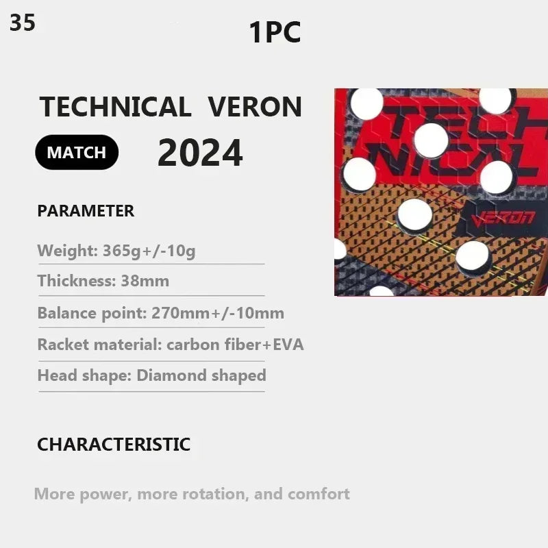 AERIS 2025 Carbon Pro Padel Racket