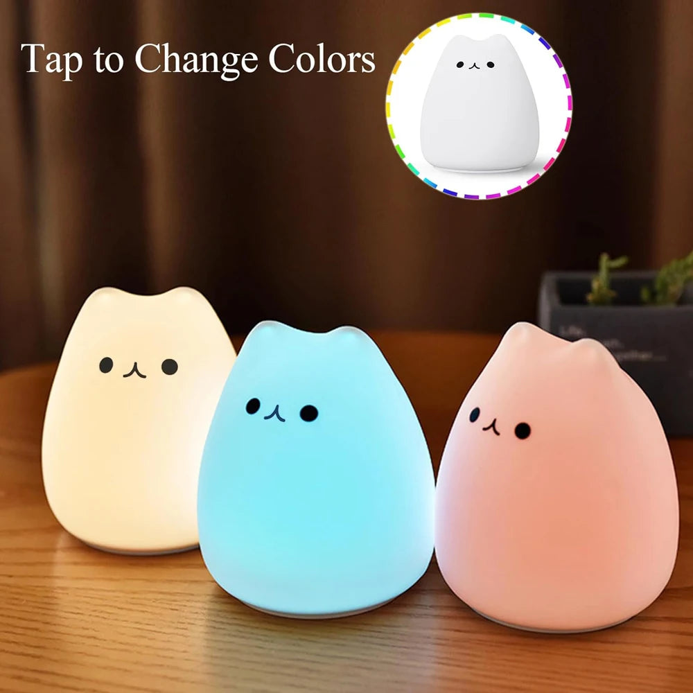 PurrGlow Cat Night Light