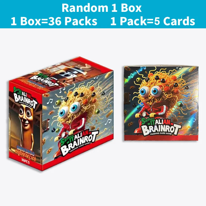 180-Piece Italian Brainrot Collection Cards – Random 36-Pack